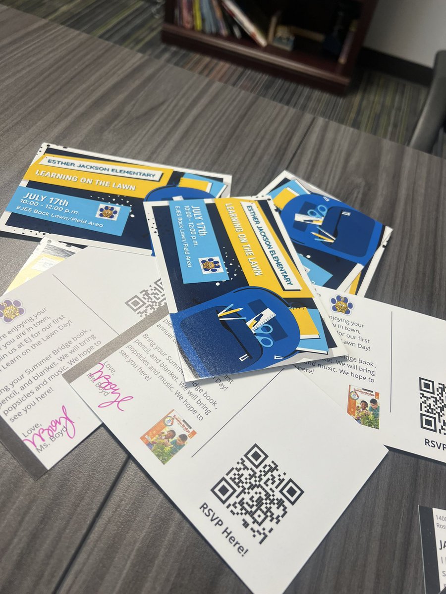 N. Boyd (@msboydejes) on Twitter photo Hey <a href="/EJJaguars/">Esther Jackson Elem</a> check your mailbox for a summer postcard from Principal Boyd. We hope you can join us on 7/17 from 10-12 for our first annual Summer Learning on the Lawn. Bring a blanket, pencil, and your Summer Bridge Book! ☺️ <a href="/FultonZone5/">Angela Parham</a> <a href="/Stafford_EJAP/">Amanda Stafford</a> <a href="/lawalker_teach/">Lindsey Walker</a> Hey <a href="/EJJaguars/">Esther Jackson Elem</a> check your mailbox for a summer postcard from Principal Boyd. We hope you can join us on 7/17 from 10-12 for our first annual Summer Learning on the Lawn. Bring a blanket, pencil, and your Summer Bridge Book! ☺️ <a href="/FultonZone5/">Angela Parham</a> <a href="/Stafford_EJAP/">Amanda Stafford</a> <a href="/lawalker_teach/">Lindsey Walker</a>