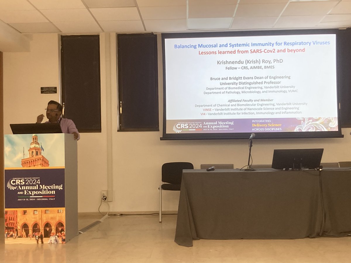 CRS Immuno Delivery (@crs_fg_immuno) on Twitter photo Amazing start for <a href="/CRS_FG_Immuno/">CRS Immuno Delivery</a> today!Exciting talks and discussions thanks to the speakers: <a href="/KrishRoyLab/">Krishnendu Roy</a> and <a href="/Dr_ASingh/">Ankur Singh</a> our past chair!
Miss our current chairs <a href="/RyanMPearson/">Ryan M. Pearson, PhD</a> <a href="/Abhi_Immuneng/">Abhi Acharya</a>
Don’t miss our second technical session on Thursday 3:30pm! <a href="/CRSScience/">Controlled Release Society</a> <a href="/CRS_YSC/">Young Scientist Committee YSC-CRS</a> #CRS2024 Amazing start for <a href="/CRS_FG_Immuno/">CRS Immuno Delivery</a> today!Exciting talks and discussions thanks to the speakers: <a href="/KrishRoyLab/">Krishnendu Roy</a> and <a href="/Dr_ASingh/">Ankur Singh</a> our past chair!
Miss our current chairs <a href="/RyanMPearson/">Ryan M. Pearson, PhD</a> <a href="/Abhi_Immuneng/">Abhi Acharya</a>
Don’t miss our second technical session on Thursday 3:30pm! <a href="/CRSScience/">Controlled Release Society</a> <a href="/CRS_YSC/">Young Scientist Committee YSC-CRS</a> #CRS2024
