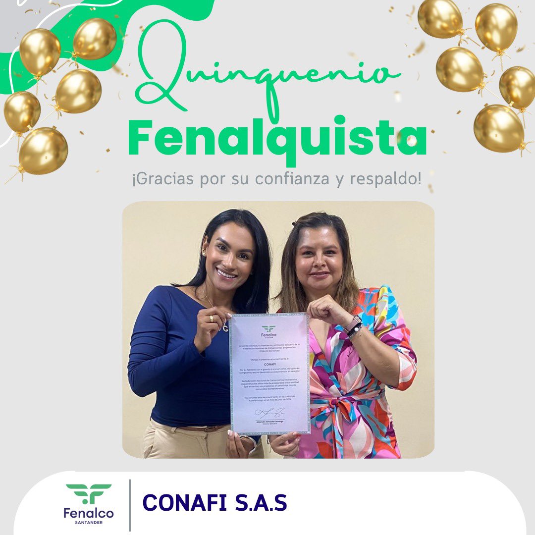 fenalsander's tweet photo. 🤝Gracias por su confianza en el gremio durante estos 5 años, comprometidos con la región🙌🏻
#CONAFI
#TECNOFULL https://t.co/WoawjBFrLM