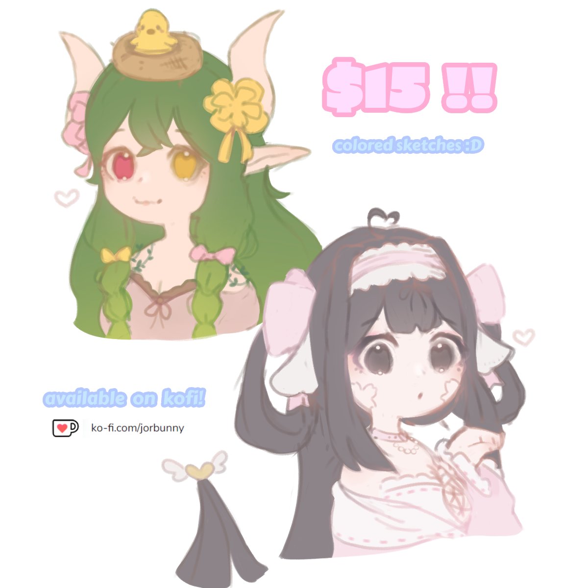 jorbunny's tweet image. $15 sketch commissions!! plz consider comm me! 

ko-fi link below! ^^
 rts are so appreciated! 🔁
#art #vtuber #commissionopen