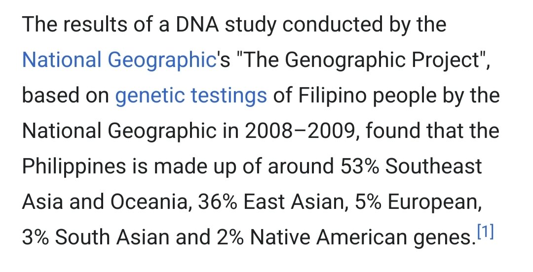 12ytt1's tweet photo. @HoushLia @jereck_lacap @kangminlee 36% of dna of filipino is Chinese,
chinese people get tanned easily https://t.co/js6VZTqrPE
