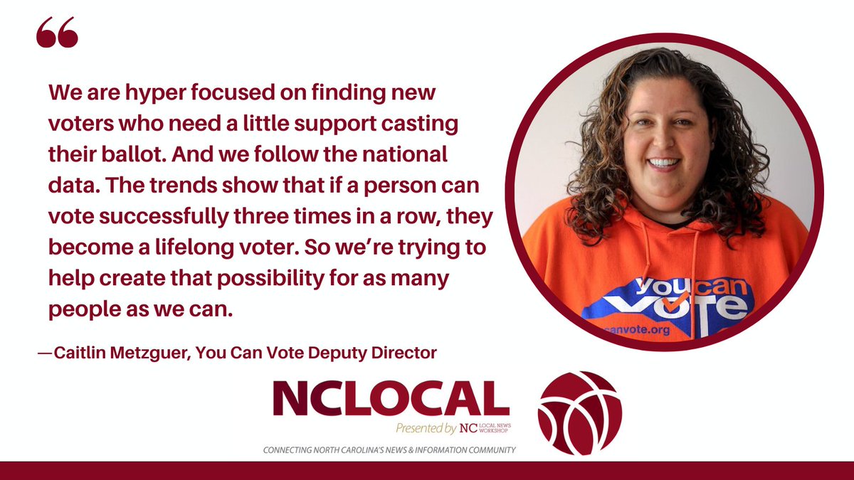 NC Local News Workshop (@ncnewsworks) on Twitter photo What do communities want to know about voting? This week, #NCLocal shares tips and strategies from @youcanvotenc’s decade of fieldwork across NC. Plus, <a href="/HolaCarolinaMag/">Hola Carolina</a> launches a radio station & new opps for grants & revenue coaching. Read & subscribe: us17.campaign-archive.com/?u=48daec75309… What do communities want to know about voting? This week, #NCLocal shares tips and strategies from @youcanvotenc’s decade of fieldwork across NC. Plus, <a href="/HolaCarolinaMag/">Hola Carolina</a> launches a radio station & new opps for grants & revenue coaching. Read & subscribe: us17.campaign-archive.com/?u=48daec75309…