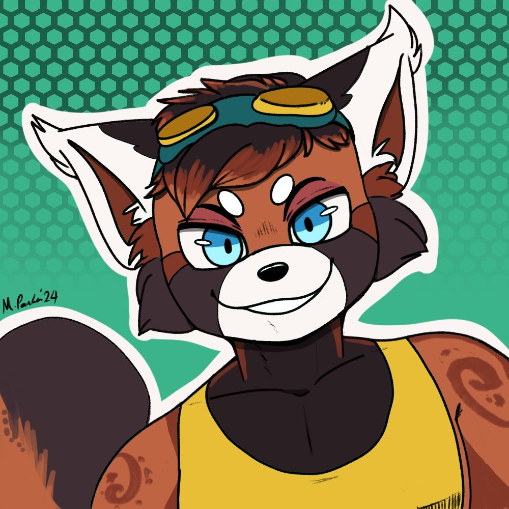 Headshot for my handsome boyf ⁦<a href="/Jasper_uwu/">Jasper ➡️ 🦋 👋🏻</a>⁩ 
- Would anyone actually buy a ych if I started opening comms?