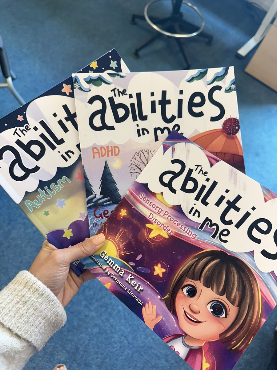 Mrs Frend (@mrsfrend4) on Twitter photo Just a few books from the <a href="/abilitiesinme/">The Abilities In Me Foundation</a> series, raising awareness and representing lots of different children. 👏🏼 Lovely to see these in school and share with families. <a href="/MrsGemmaKeir/">Gemma Keir</a> Just a few books from the <a href="/abilitiesinme/">The Abilities In Me Foundation</a> series, raising awareness and representing lots of different children. 👏🏼 Lovely to see these in school and share with families. <a href="/MrsGemmaKeir/">Gemma Keir</a>