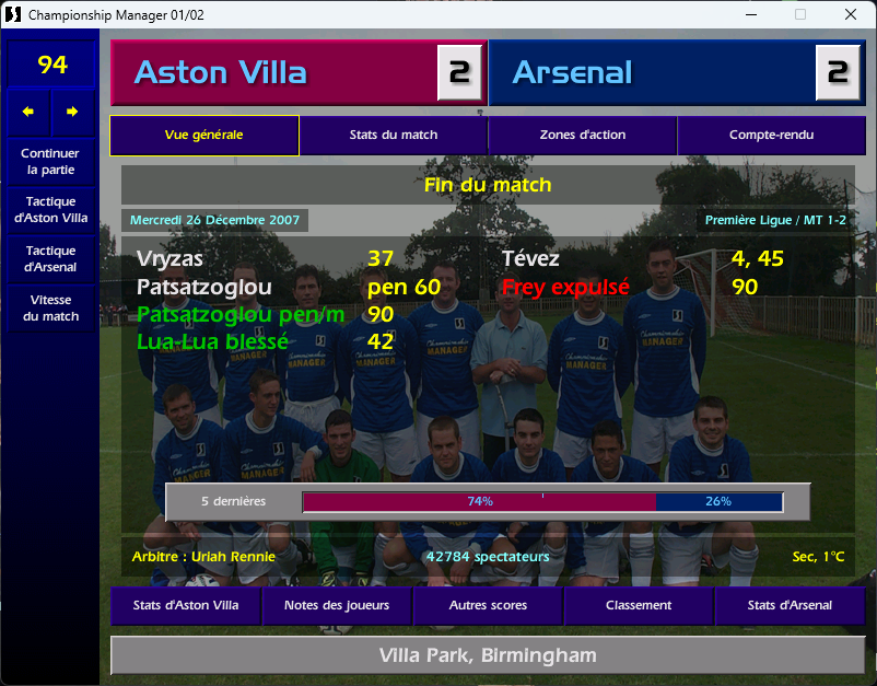 bracodu88's tweet photo. Ce genre de joie qu'un entraineur de #FootballManager peut ressentir 😍

#FMRetro #CM0102 https://t.co/40FdlZ7VPy