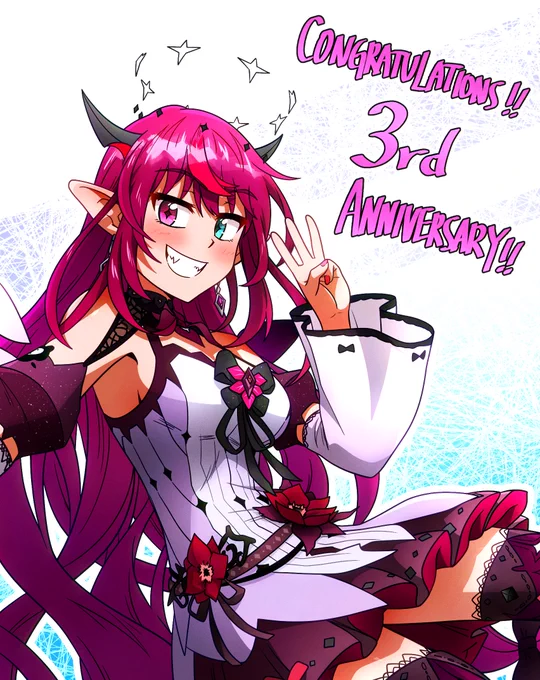 #HololiveEN#IRySart#3rdAnniversaRySHappy 3rd Anniversary !! 