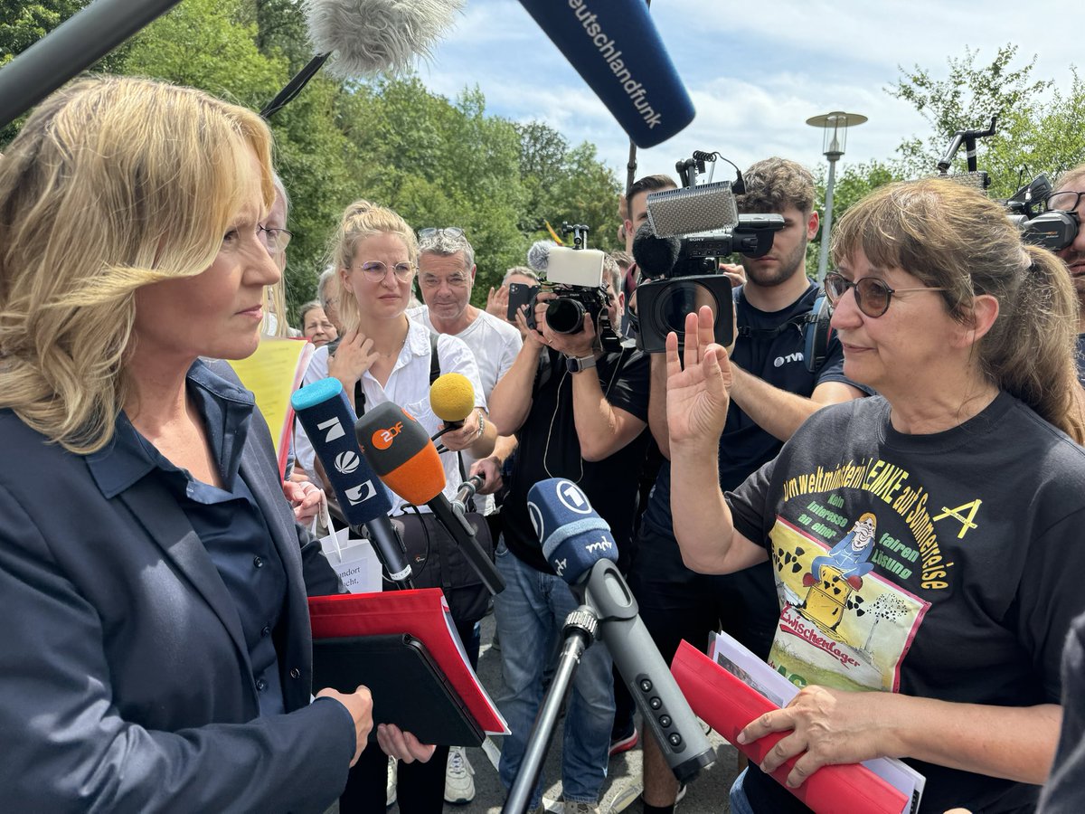 dkmaeurer's tweet photo. einsickerndes Grundwasser in Atommüll-Lager - Bundesumweltministerin @SteffiLemke will schnellere Rückholung der #Asse-Abfälle - Bürgerinitiativen vor Ort befürchten dauerhafte Lagerung von #Atommüll 

#Atomkraft #akw #atommüll https://t.co/IuHTOQeU2O