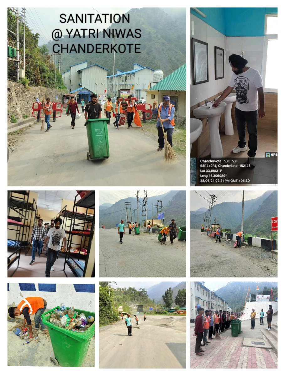 Ensuring first hand experience of the Yatris with a clean and hygienic  environment.
#ShriAmarnathJiYatra2024
#YatriFeedback
#SANJY2024
<a href="/dcramban/">Deputy Commissioner (DEO), Ramban</a>