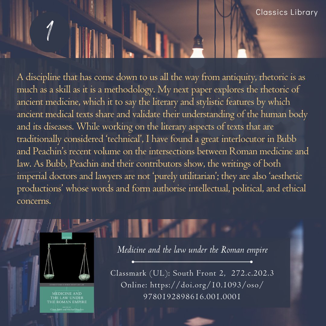 Classics Faculty Library tweet media