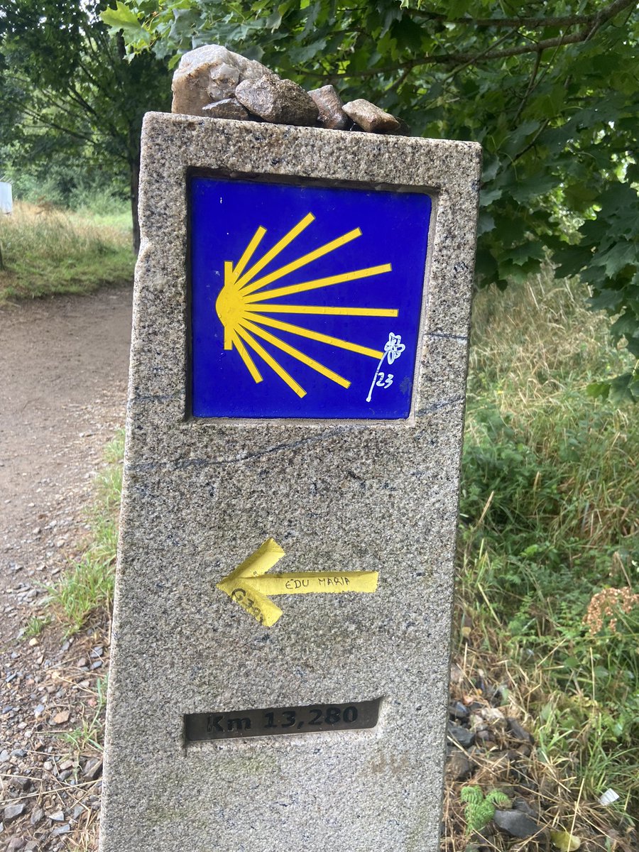LongWaySW's tweet photo. Passed 2000km walking #CaminodeSantiago from #Brussels . Indeed a long way South West. Soon at #Santiago &amp; not sure how I will feel. Post #camino #journey blues ? https://t.co/2G7CyrxvIb