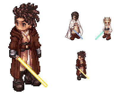 Yord Fandar, Sol and Jecki Lon from Star Wars - The Acolyte