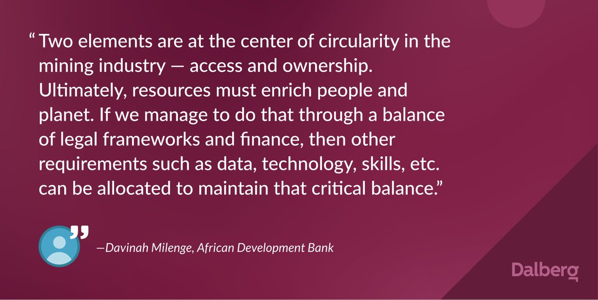 DalbergTweet's tweet image. Can a circular economy make #mining more #sustainable? Discover how it can slash costs &amp;amp; protect the planet through insights from the session &quot;Enhancing Circularity in #Africa&apos;s Mining Sector&quot; at #WCEF2024: bit.ly/3VC8115

#GlobalPartnerships #EcoTransition