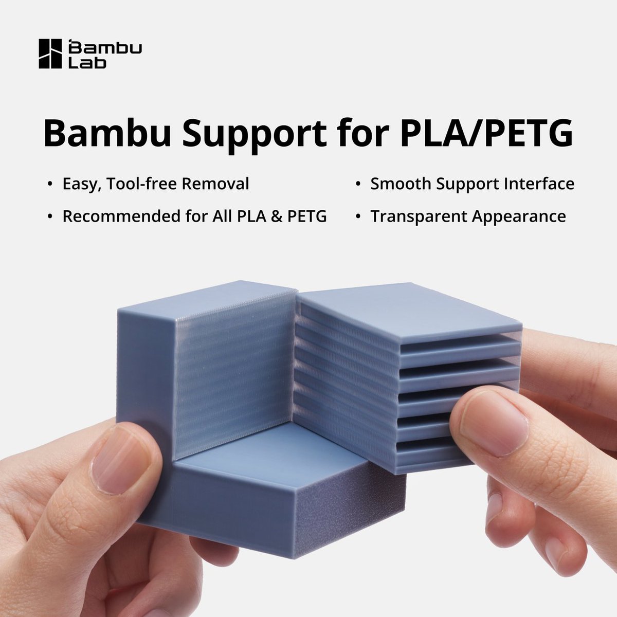 BambulabGlobal's tweet photo. One support filament to rule them all! 
Skip the hassle with intricate designs using Bambu Support for PLA/PETG. It’s specially designed to work perfectly with both PLA and PETG. 
Plus, it offers tool-free removal to keep your masterpiece flawless and ensures a smooth finish for those complex details. https://t.co/ottI1xjO9C
#bambulab