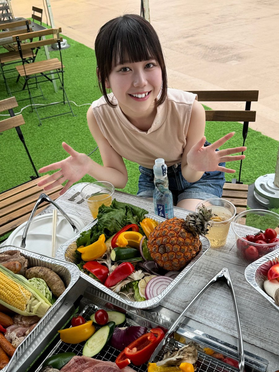 _7ranya1_'s tweet photo. 今日はケテルアイドルチームで、BBQ DAYSさんのモデル撮影でした🪄
バーベキュー大好きだからこの夏もしたいな…☀️
#bbqdays https://t.co/LoKMxhq7Uy