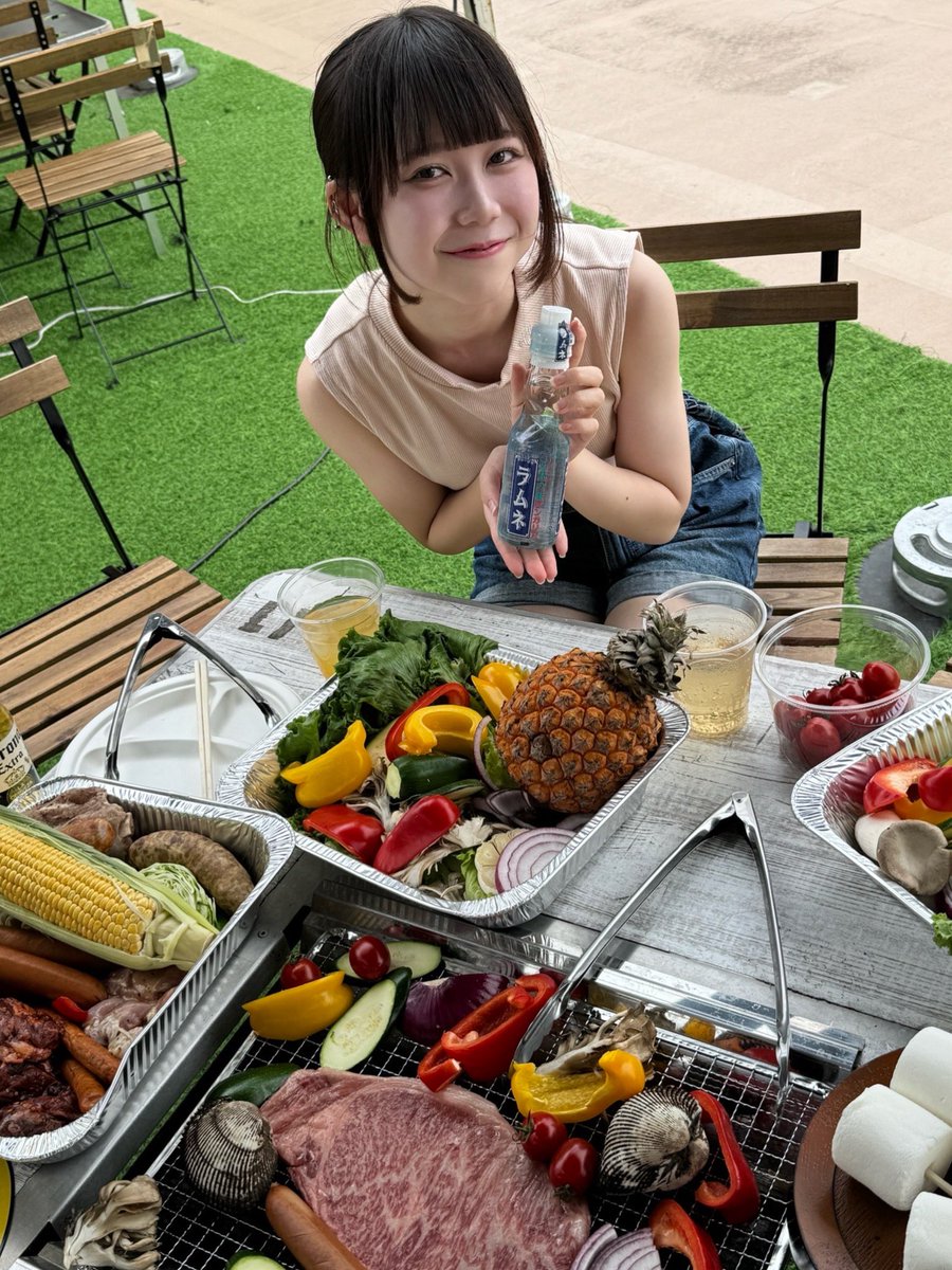 _7ranya1_'s tweet photo. 今日はケテルアイドルチームで、BBQ DAYSさんのモデル撮影でした🪄
バーベキュー大好きだからこの夏もしたいな…☀️
#bbqdays https://t.co/LoKMxhq7Uy