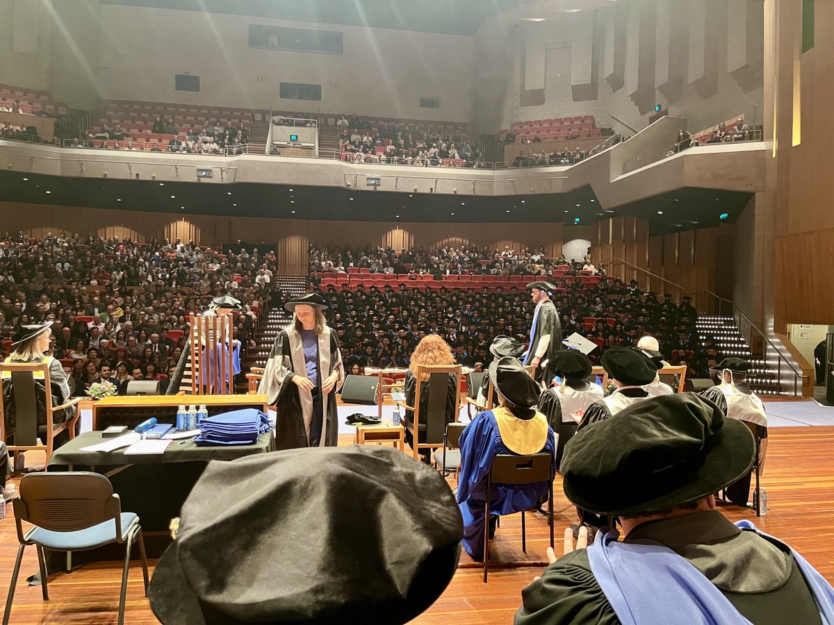 gavin_jd_smith's tweet photo. A special &amp; extremely moving eve @ourANU for @ANU_SOCY 🎓🎓🎓🎓 PhDs in #Sociology! Congrats to Dr Geraldine Khachan, Dr Miguel Lattz &amp; Dr Tate McAllister &amp; heartfelt recognition of the work done by the late Dr Leopold Sudaryono (HDR Posthumous Award). We are so proud of these 4. https://t.co/viU3IOLvTH