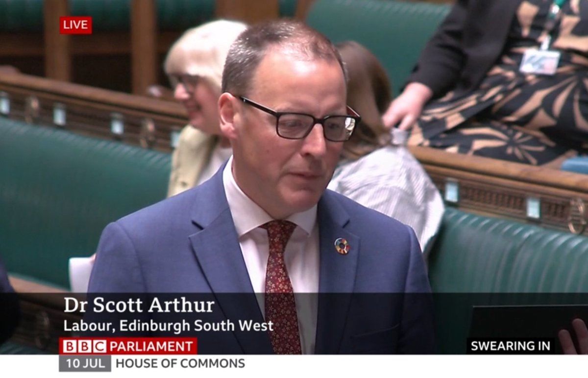 Dr Scott Arthur MP (Edinburgh South West) 🌍🌈🌹 tweet media