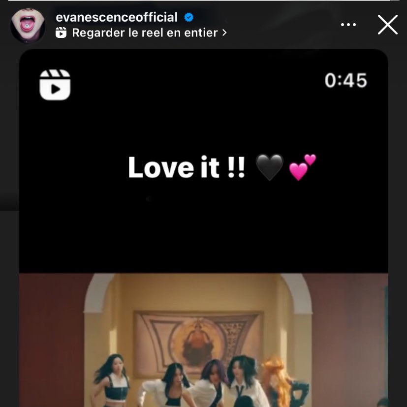 mistyfriz's tweet photo. EVANESCENCE JUST SHARED DREAMCATCHER JUSTICE MV IN THEIR IG STORY 🔥😭

 JUSTICE FOR DREAMCATCHER
#VirtuouS_Dreamcatcher  #드림캐쳐  #JUSTICE #Dreamcatcher 
@hf_dreamcatcher https://t.co/qTxuxuWXus