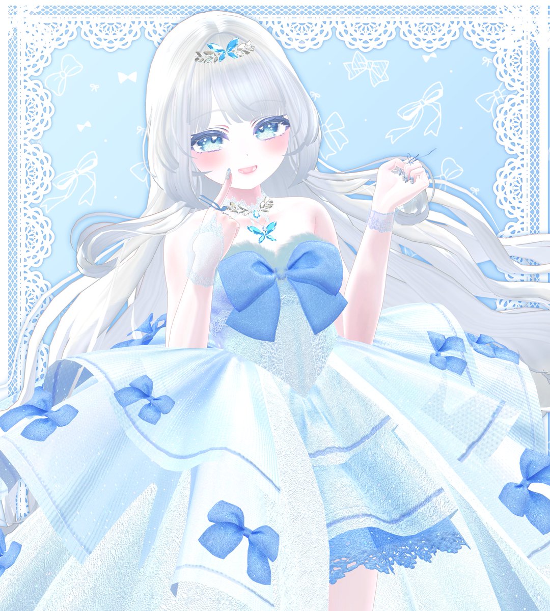 suzuran0301_'s tweet photo. 姫さまなまぬかちゃんでおはようございます💙
#AddRecollection #AdaptDress #NookNook https://t.co/4518dATCft