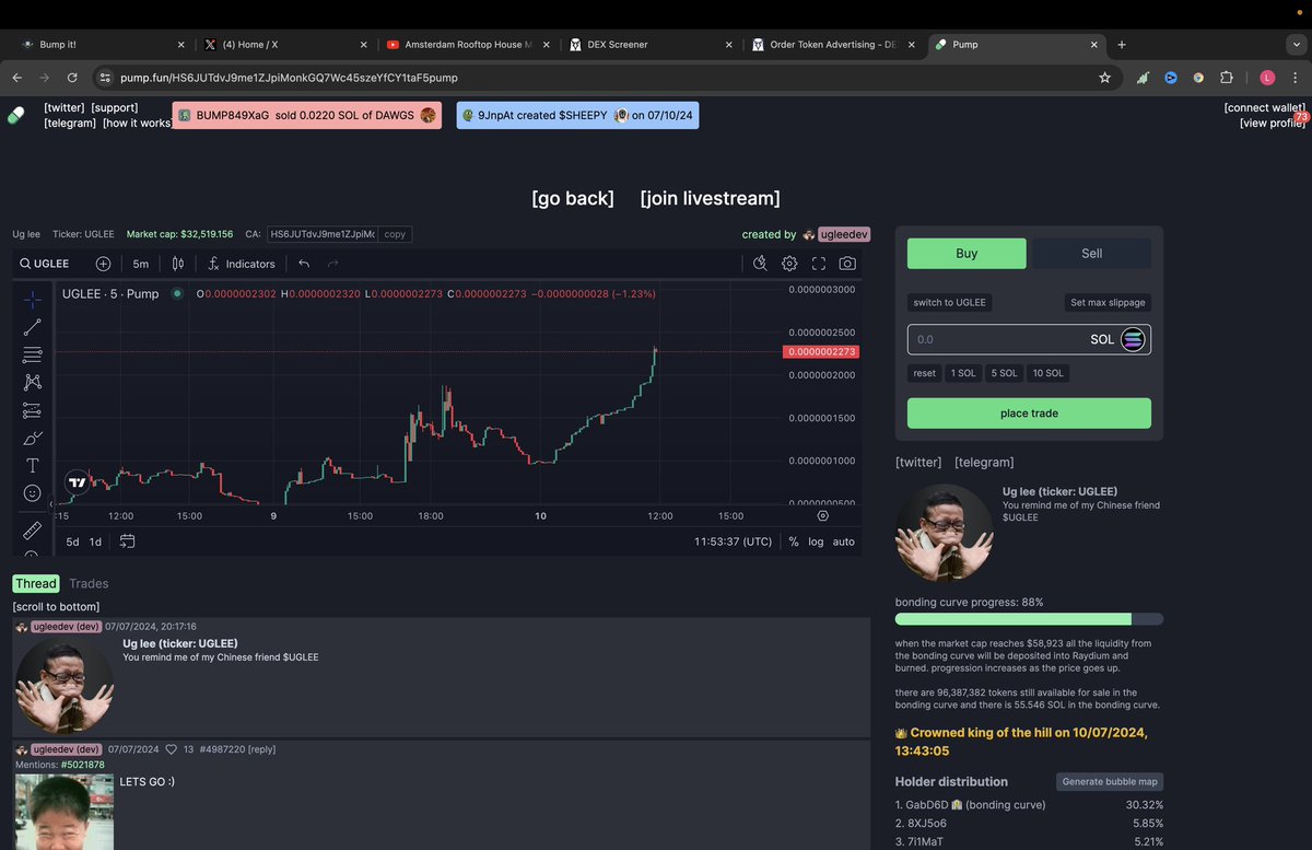 ugleeonsol's tweet photo. @dr_crypto_calls $uglee green aswell 👀🚀 https://t.co/ZtttzF4stI