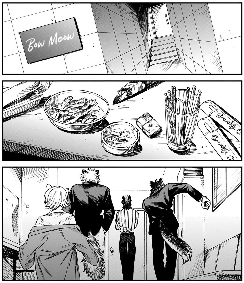 【『異種交流会』収録作品紹介⑤】
「Club Bow Meow」著・一七八ハチ
美とモフモフを兼ね備えたホスト達が、今宵も疲れた人間の心を癒すため、出勤する--。
カバーイラストは一七八ハチ描き下ろし!
カバーストーリーのショートショートも収録。
『虎は龍をまだ喰べない。』4巻も同日発売!