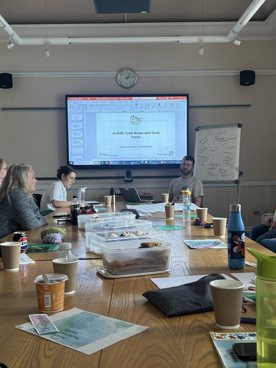 TheLiveTeam_'s tweet photo. A day with the Activity Coordinator Network. Skill sharing, Activity project and grab boxes  discussions. https://t.co/OdLwjN7ile