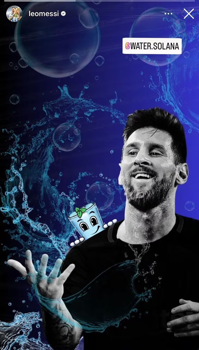 Recently, football legends Lionel Messi and Ronaldinho promoted #WATER, a  Solana-based meme coin, to their 600M+ followers on Instagram. 💧🔄 Is  celebrity influence for charity tokens a fad or a lasting trend