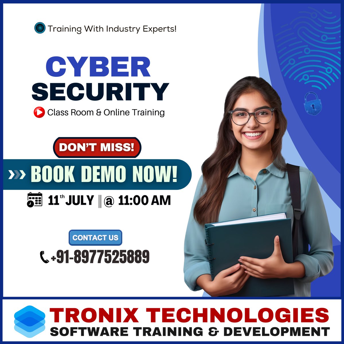 technologi14023's tweet photo. Don't Miss Out this Opportunity!
#Cybersecurity #cybersecuritytraining #cybersecuritycourse #cybersecuritynews #tronixtechnologies #softwaretraininginstitute #education #learining #bestsoftwaretraininginstitute #onlinelearning #onlinelearningcourses https://t.co/RwiC0zZjf6