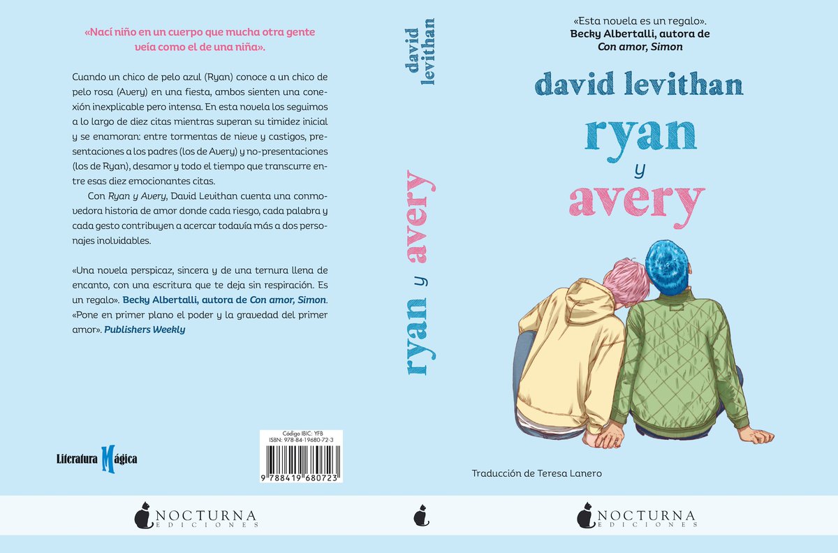NocturnaEd's tweet photo. «Avery es el sueño de Ryan, como Ryan es el sueño de Avery. Ahora que están juntos, comparten ese sueño. ¿Y hay algo más asombroso que un sueño compartido?».
#DavidLevithan: #RyanYAvery 🩵🩷
➡️https://t.co/1X7F2OmevZ https://t.co/UN9I29oVvH