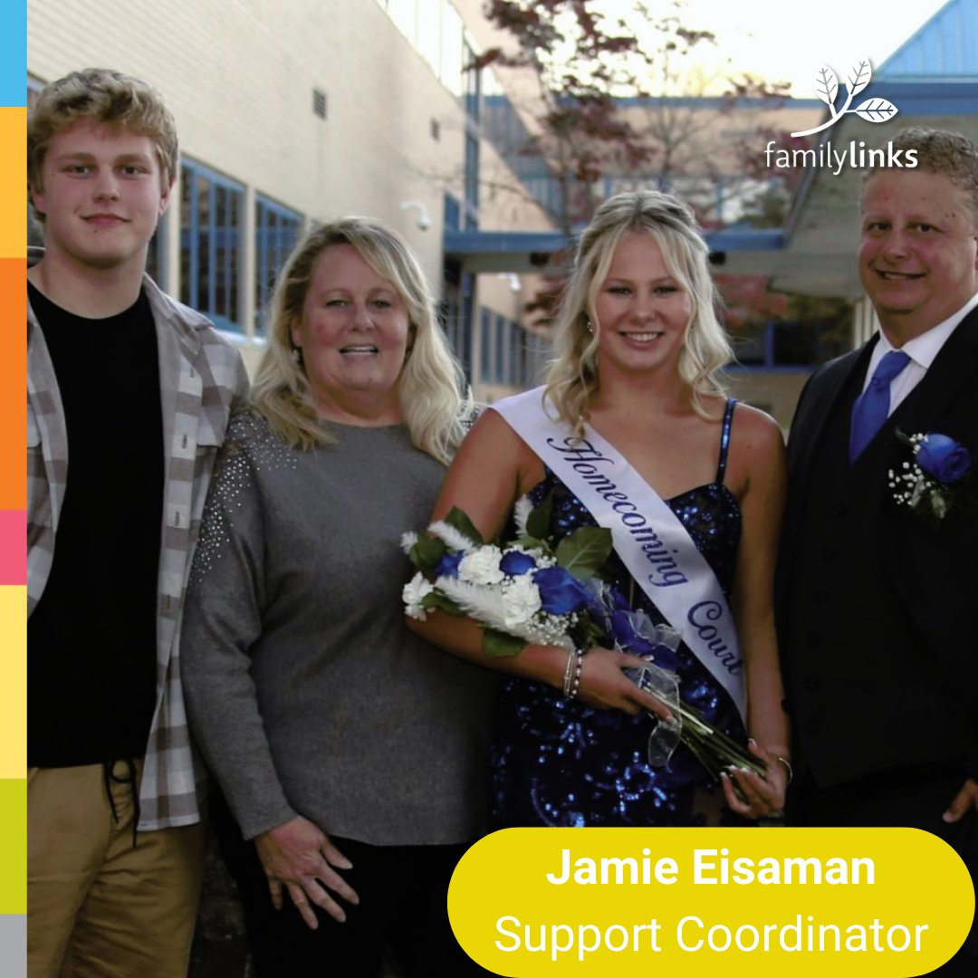STAFF SPOTLIGHT! Jamie Eisaman is a Supports Coordinator and has been with Familylinks for   one year. Jamie takes pride in supporting individuals with Intellectual Disability and/or Autism to be safe, healthy, and live their lives to their fullest potential. #StrongForLife