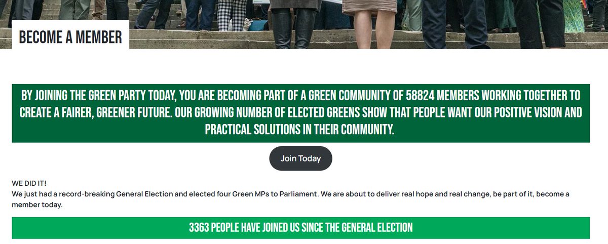 natalieben's tweet photo. The flow of new @TheGreenParty members continues. Not far off 59,000 total now. 

Perhaps you'd like to help us get there? https://t.co/yjA5imLDS0 https://t.co/GAMtEySGHe