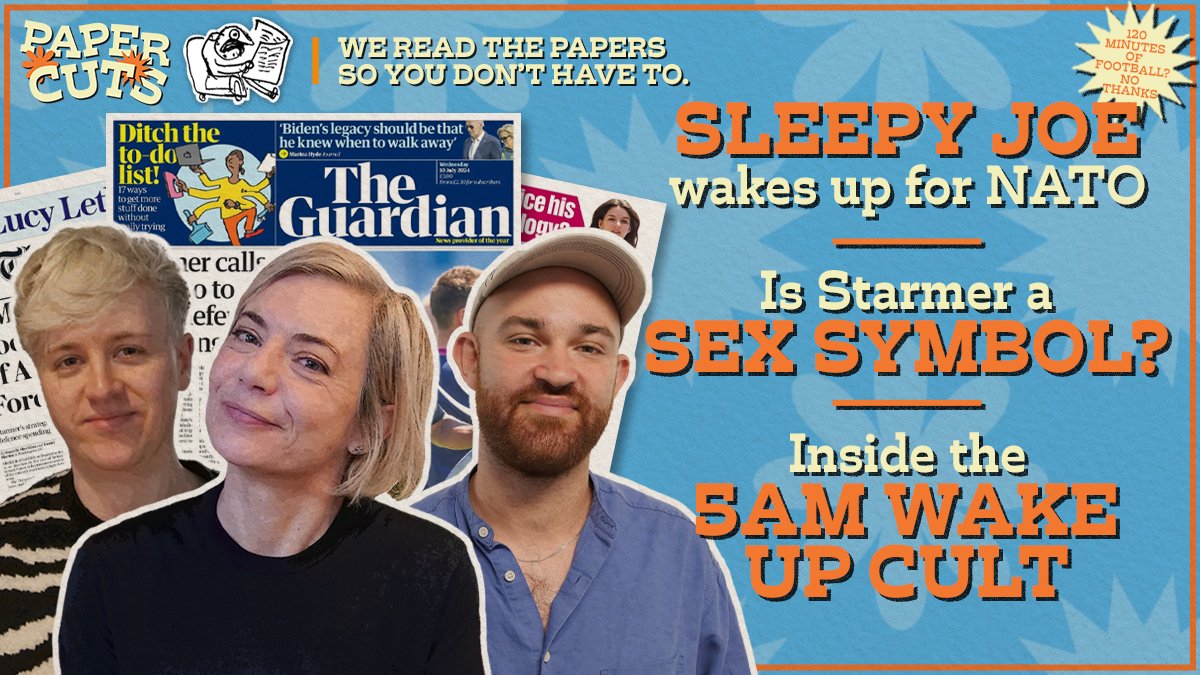 🚨NEW EPISODE🚨 Can Biden turn things around?🥱🇺🇸 Starmer is making columnists hot under the collar 🔥😈 Plus – Could you join the 5 AM wake up gang?🌅⏰

Join <a href="/msmirandasawyer/">Miranda Sawyer</a> <a href="/dnlfoxx/">Daniel Foxx</a> and first time panelist <a href="/samwolfson/">Sam Wolfson</a> here ➡️ listen.podmasters.uk/PC230710SexySt…