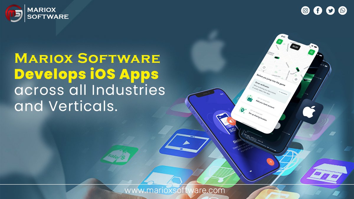 MarioxSoftwares's tweet image. With hundreds of apps delivered globally, Mariox's iOS app development services have set its benchmark. We make transformation possible for startups and enterprises through tech innovation! #iOSAppDevelopment #iOSProgramming #CustomiOSApp #iOSSoftwareDevelopment #iOSAppDesign