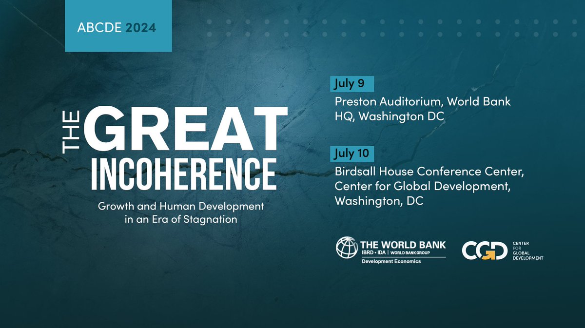 Center for Global Development tweet media