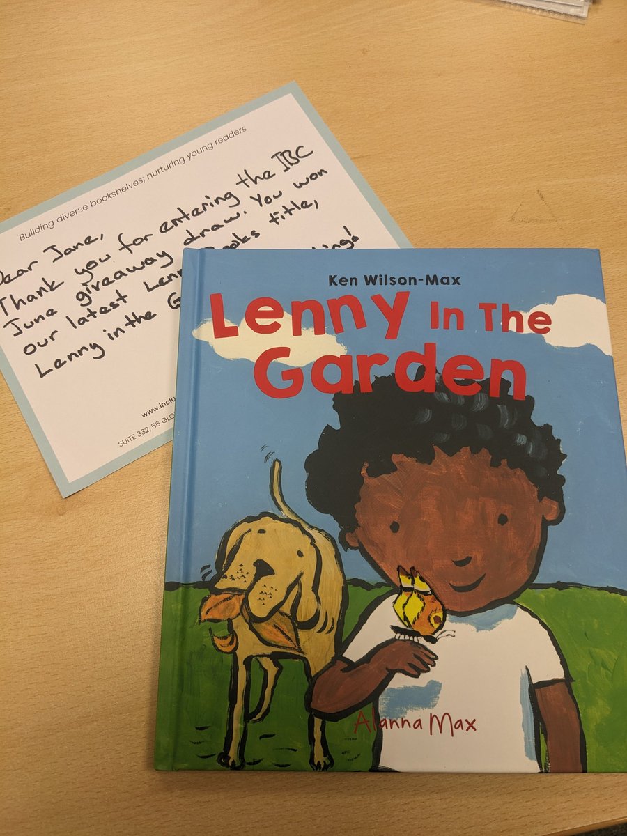 Thank you to @IBCplatform for donating a book for our children