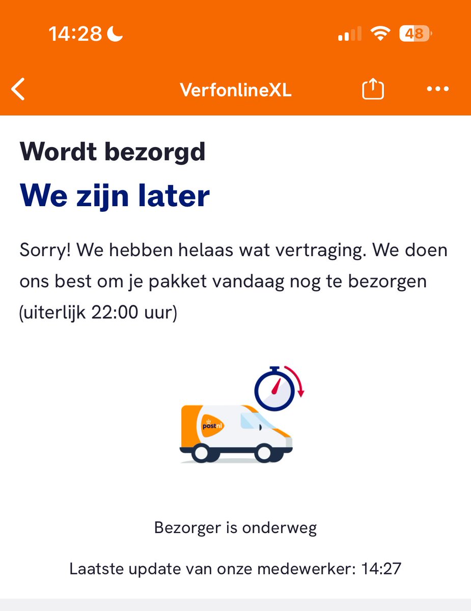PRMRE's tweet photo. @PostNL Ik heb de laatste maanden alleen maar problemen bij het ontvangen via post NL. Hoe kan dit in één dagdeel zo vaak fout gaan en zo kort van te voren steeds geannuleerd worden? Eindstand is dat ik de hele dag thuis moet zitten. https://t.co/AIHYmYvhR1