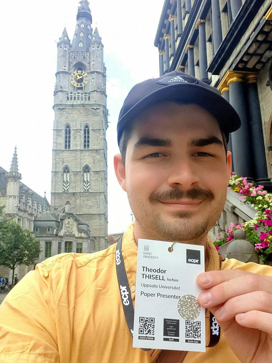 Theodor Thisell (@theodorthisell) on Twitter photo Happy to have made my conference debut at ECPG in beautiful Ghent this week! Couldn't imagine a more friendly community! Thanks for all interesting discussions and special thanks to <a href="/j_arnfred/">Josephine Arnfred</a> for wise comments on my and @GrahnMichal's paper on candidate selection!
#ECPG2024 Happy to have made my conference debut at ECPG in beautiful Ghent this week! Couldn't imagine a more friendly community! Thanks for all interesting discussions and special thanks to <a href="/j_arnfred/">Josephine Arnfred</a> for wise comments on my and @GrahnMichal's paper on candidate selection!
#ECPG2024