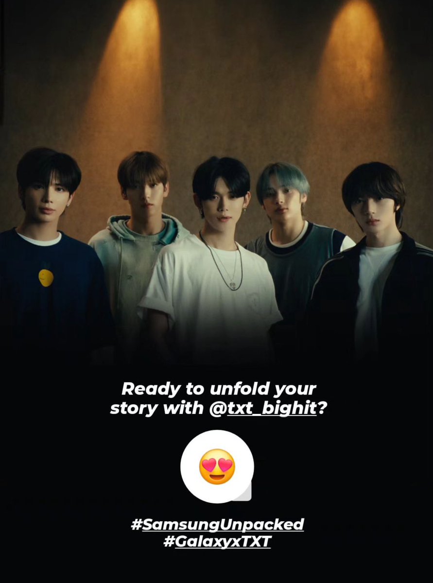 txtarchivee's tweet photo. EVERYONE WAKEY WAKEY LET’S TREND THIS ONE PROPERLY 🙏 

500 REPLIES + 500 RTs

👇🏻👇🏻👇🏻

SAMSUNG X TOGETHER 
#GalaxyxTXT #SamsungUnpacked              
#TOMORROW_X_TOGETHER 
@TXT_members @TXT_bighit https://t.co/nqrTSjHubp