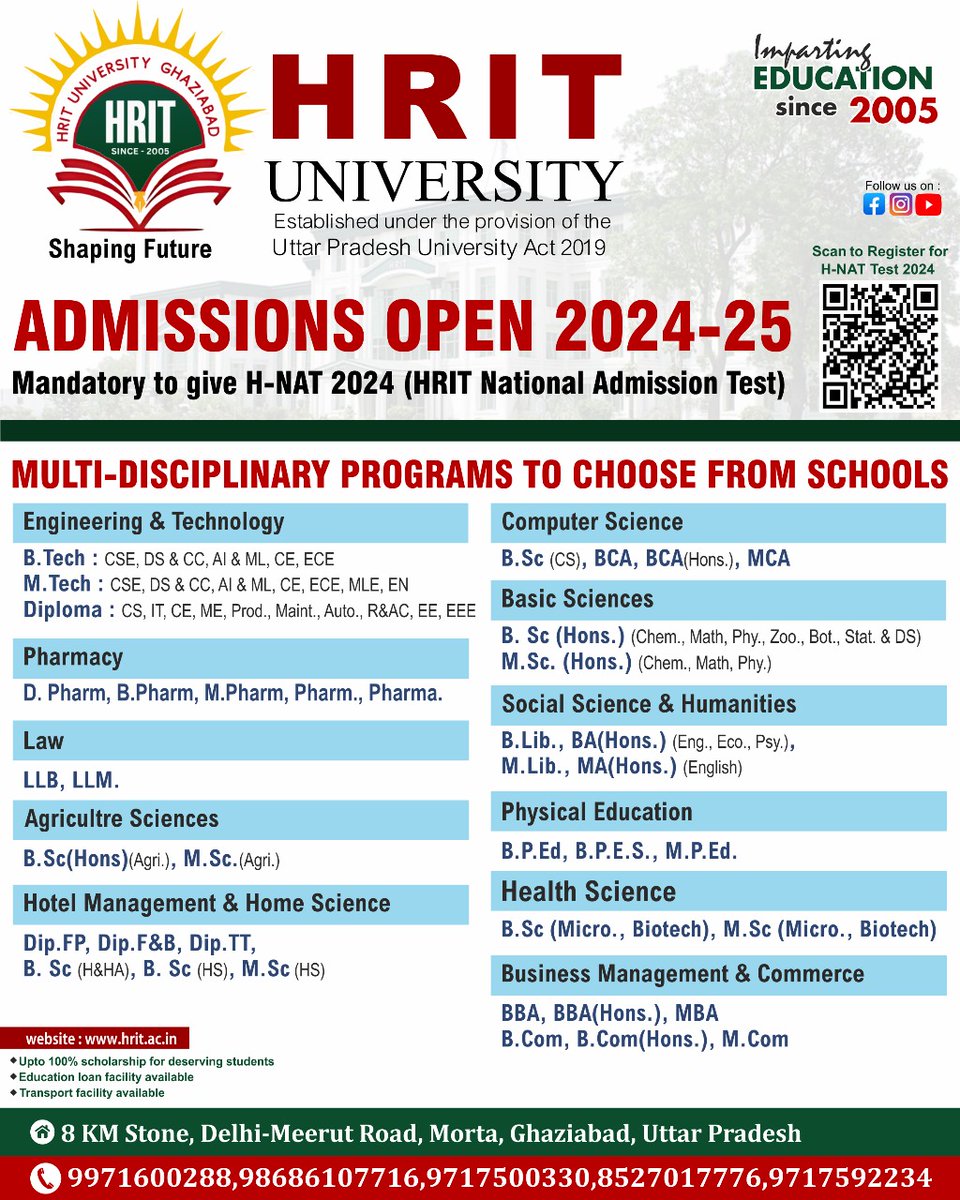 HRIT University tweet media