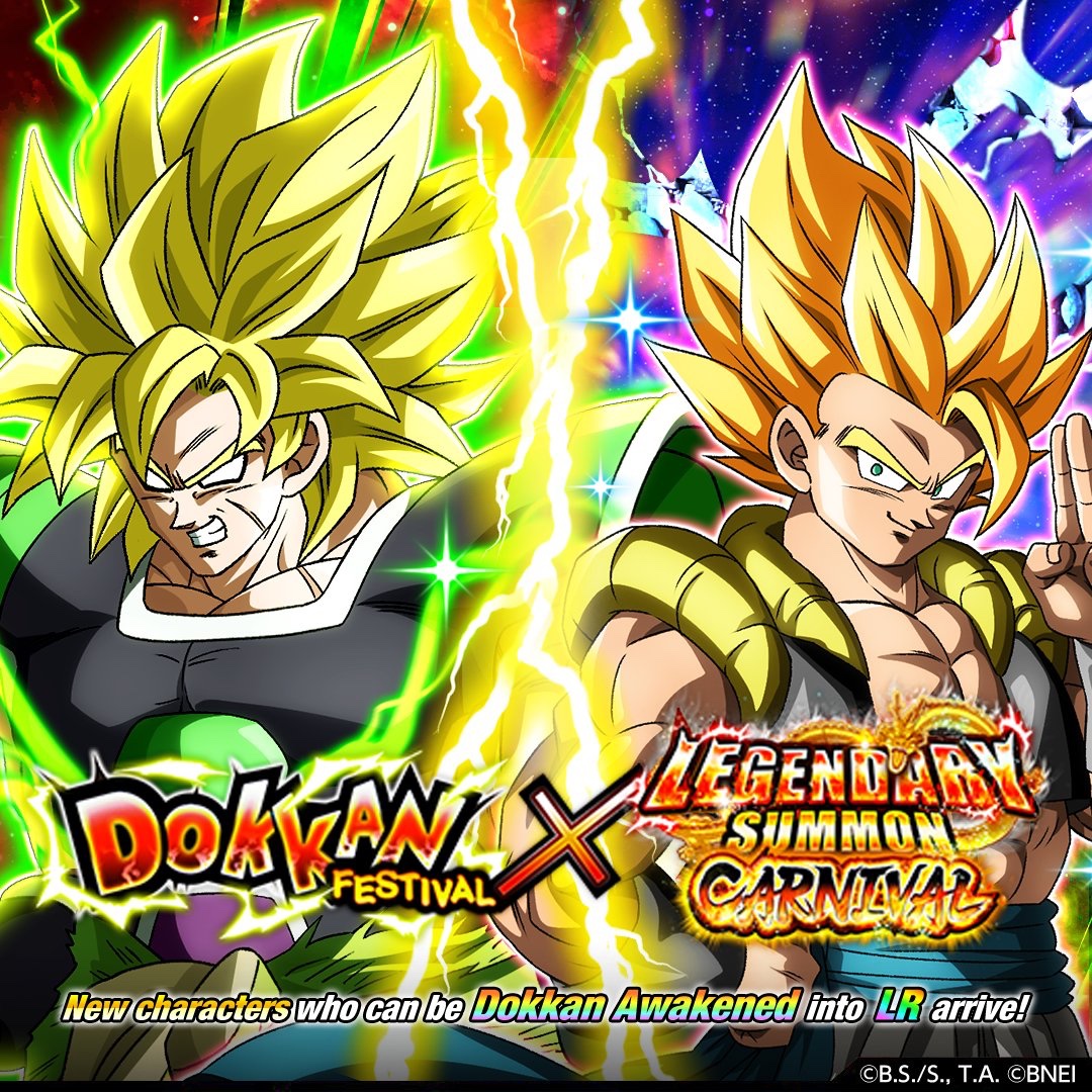 KingTaz_24's tweet photo. LIKE &amp; RETWEET  TO PULL GOGETA AND BROLY FIRST ROTATION
#Dokkan9thAnniv #dokkanbattleglobal https://t.co/sLydwRT9BD
