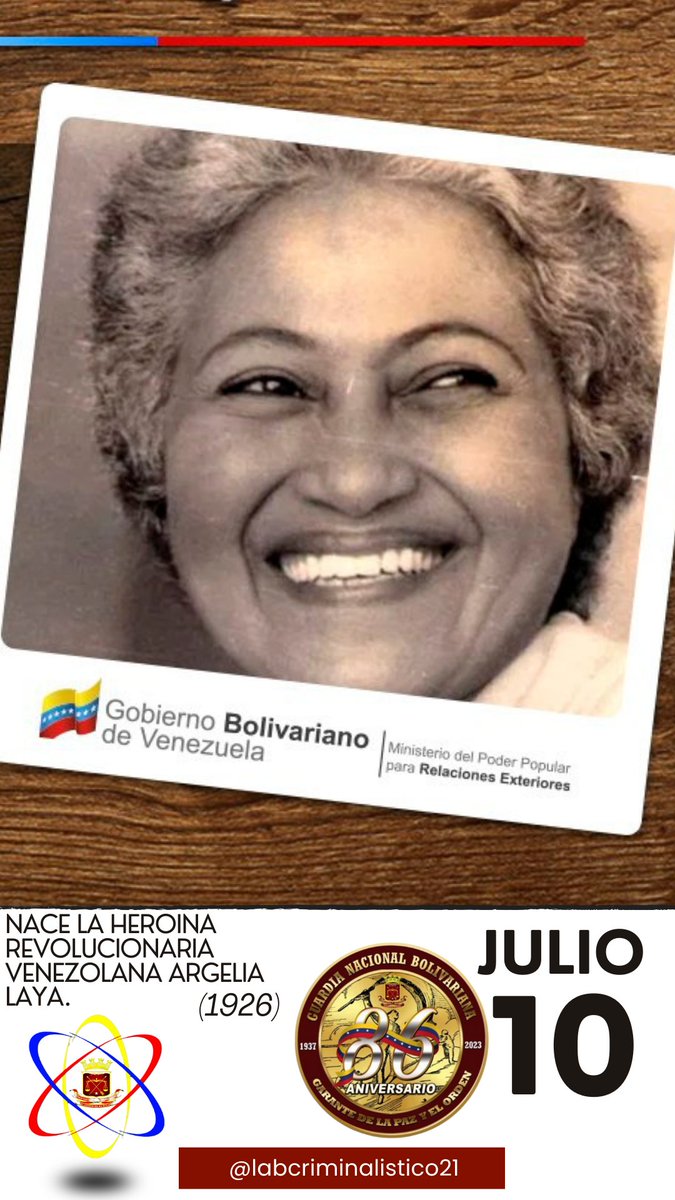 LC21GNB's tweet photo. #10Jul de 1926: Nace Argelia Laya, filósofa, revolucionaria, luchadora social y defensora de los derechos de la mujer. Se sumó a la lucha armada del Partido Comunista uniéndose al movimiento guerrillero en las montañas de Lara como la “Comandante Jacinta”. https://t.co/cHsn2PxNsY