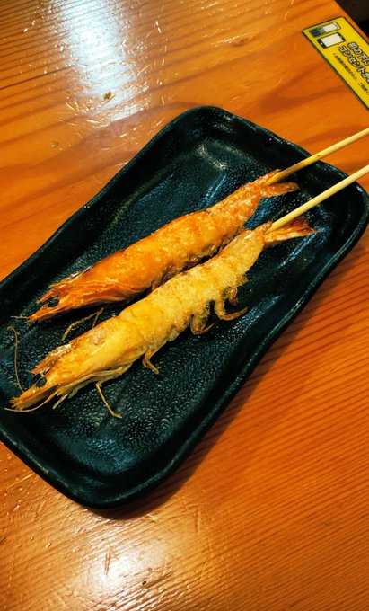 鳥貴族のこれめっちゃ美味いんですけど！！！！ 海老脳汁すすってみぃ！！🦐🦐 https://t.co/24ExSae02M