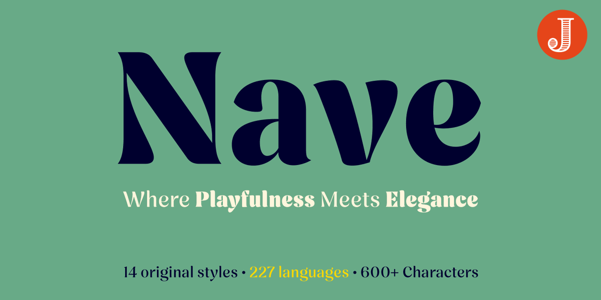 weandthecolor's tweet image. Discover the Nave Font Family by Jamie Clarke Type: weandthecolor.com/nave-font-fami… #fonts