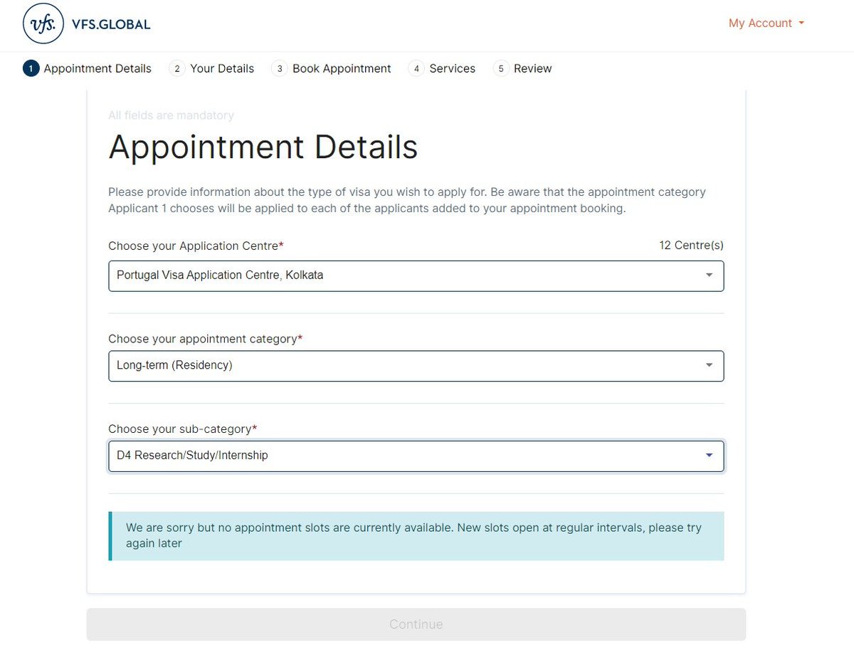 NuclearCactus's tweet photo. Indian Erasmus Mundus students applying under the Embassy of Portugal in Delhi can't secure visa appointment slots. Despite months of attempts, no slots available, and NO RESPONSE from the Embassy. Our programs start in September. Please help! 
#ErasmusMundus #ErasmusPlus #visa https://t.co/A2XBslRa0d