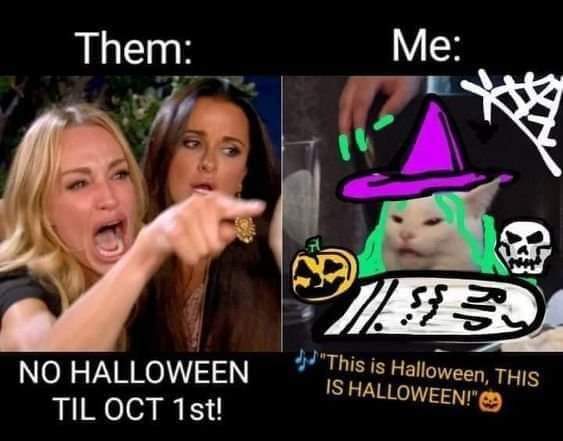 NosCalanGaeaf's tweet photo. I feel seen 😂
🎃🍂🎃🍂🎃🍂🎃🍂🎃
#Halloween https://t.co/gbhcoHuBHq
