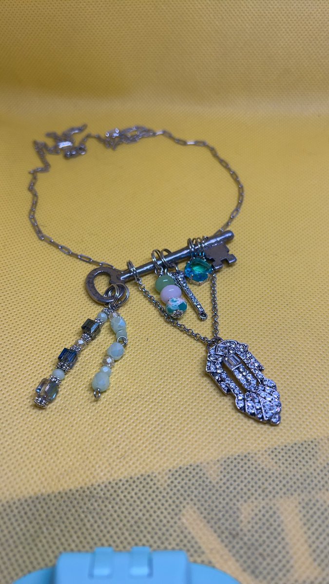 Witschy's tweet image. Handcrafted Skeleton Key Pendant - Whimsical Mixed Medium - Perfect Gift for Her, Wife, Mom     witchywoman.etsy.com/listing/174557… #key #skeletonkey #antiquekey #vintage #shopping #shopsmall #women #womensupportingwomen #etsy