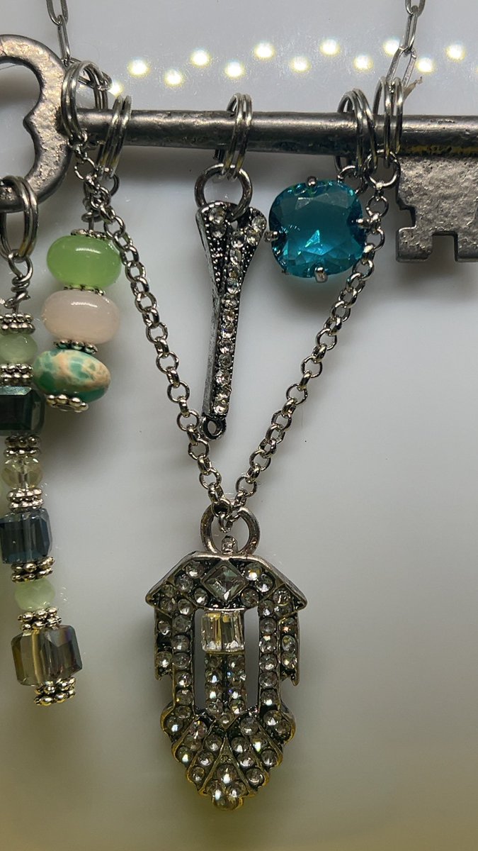 Witschy's tweet image. Handcrafted Skeleton Key Pendant - Whimsical Mixed Medium - Perfect Gift for Her, Wife, Mom     witchywoman.etsy.com/listing/174557… #key #skeletonkey #antiquekey #vintage #shopping #shopsmall #women #womensupportingwomen #etsy