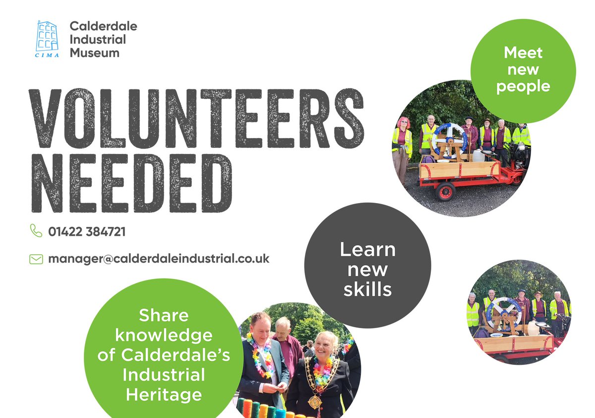 Are you passionate about Calderdale &amp; our Industrial Heritage or do you know someone who is?

Then this opportunity is ideal for you👇