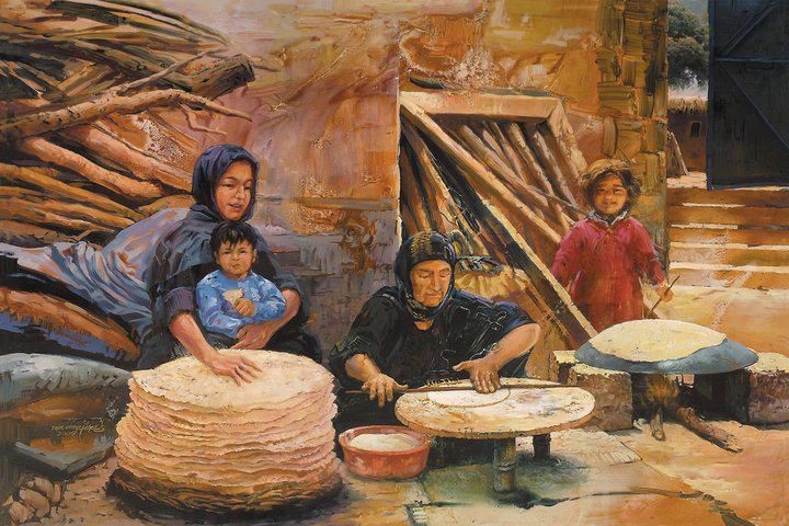 There is no language that can be as expressive as the dialect we speak , and mine is more expressive than the dictionary of a whole language , because if we scoured all corners of the Earth, we would not find a better expression than
إن کان گلبك لوعوه، گلبي بعطابه چووه 🇮🇶