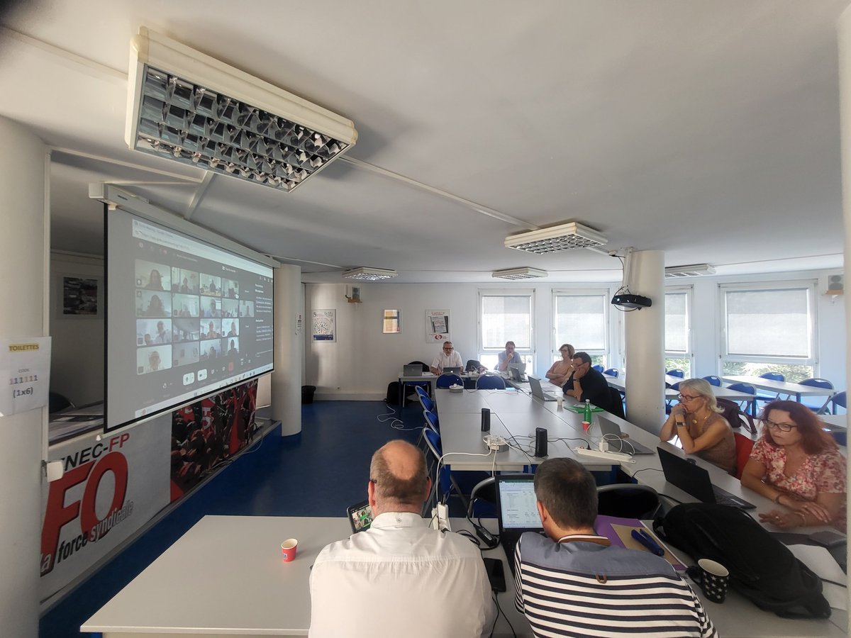 IdfoLille's tweet photo. Réunion en format mixte (présentiel et visio) du Bureau National d' #IDFO. #engagement au service de tous les #perdirs ! https://t.co/XyzTlUXaR0